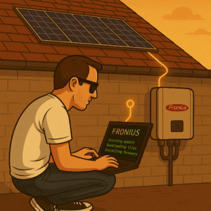 ⚡ Firmware Upgrade on My Fronius Inverter — a Nerd’s Delight