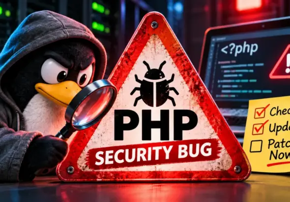 Illustration for the article on the critical PHP security releases of 21 October 2026